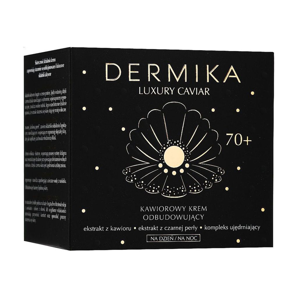 Відновлювальний крем для обличчя Dermika Luxury Caviar Cream 70+ проти зморщок, 50 мл — фото 2