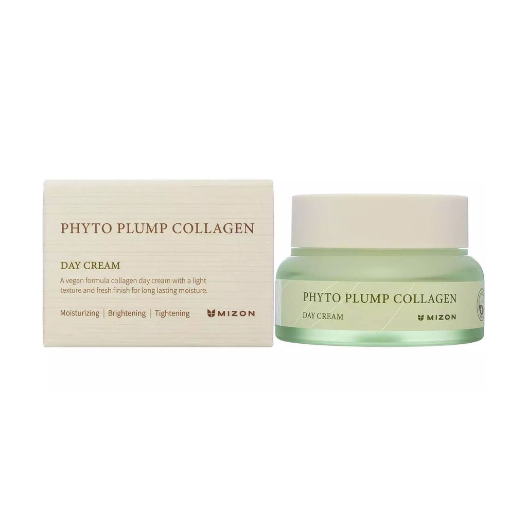 Денний крем для обличчя Mizon Phyto Plump Collagen Day Cream з фітоколагеном, 50 мл — фото 2
