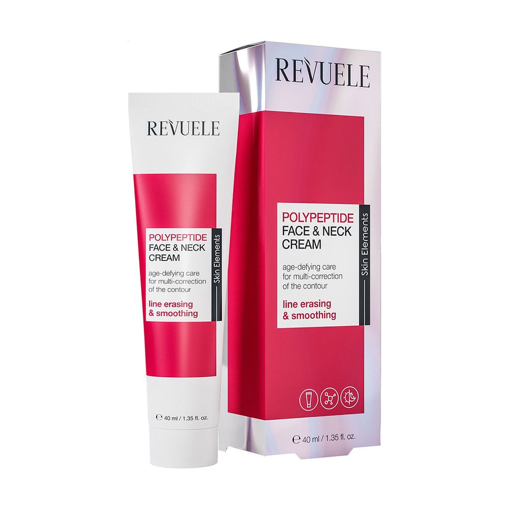 Крем для обличчя та шиї Revuele Polypeptide Face & Neck Cream з пептидами, 40 мл — фото 2