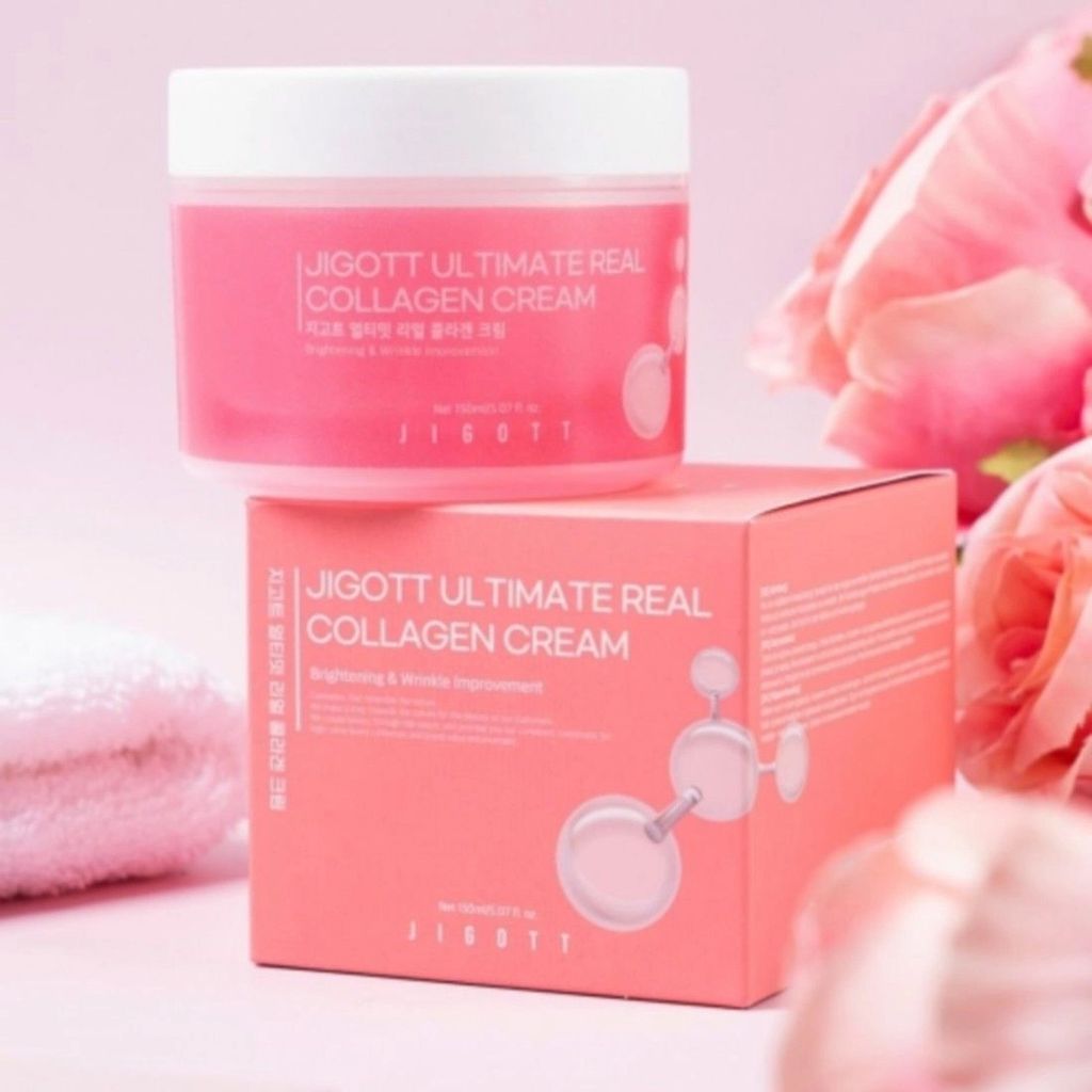 Крем для обличчя Jigott Ultimate Real Collagen Cream з колагеном, 150 мл — фото 2