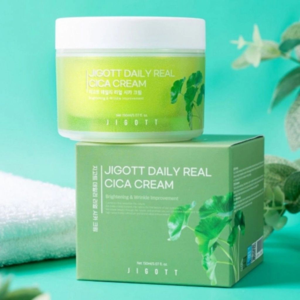 Крем для обличчя Jigott Daily Real Cica Cream з центелою азіатською, 150 мл — фото 2