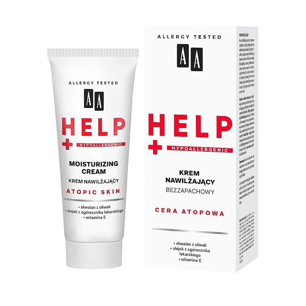Зволожувальний крем для обличчя AA Help Moisturizing Cream для атопічної шкіри, 50 мл — фото 2