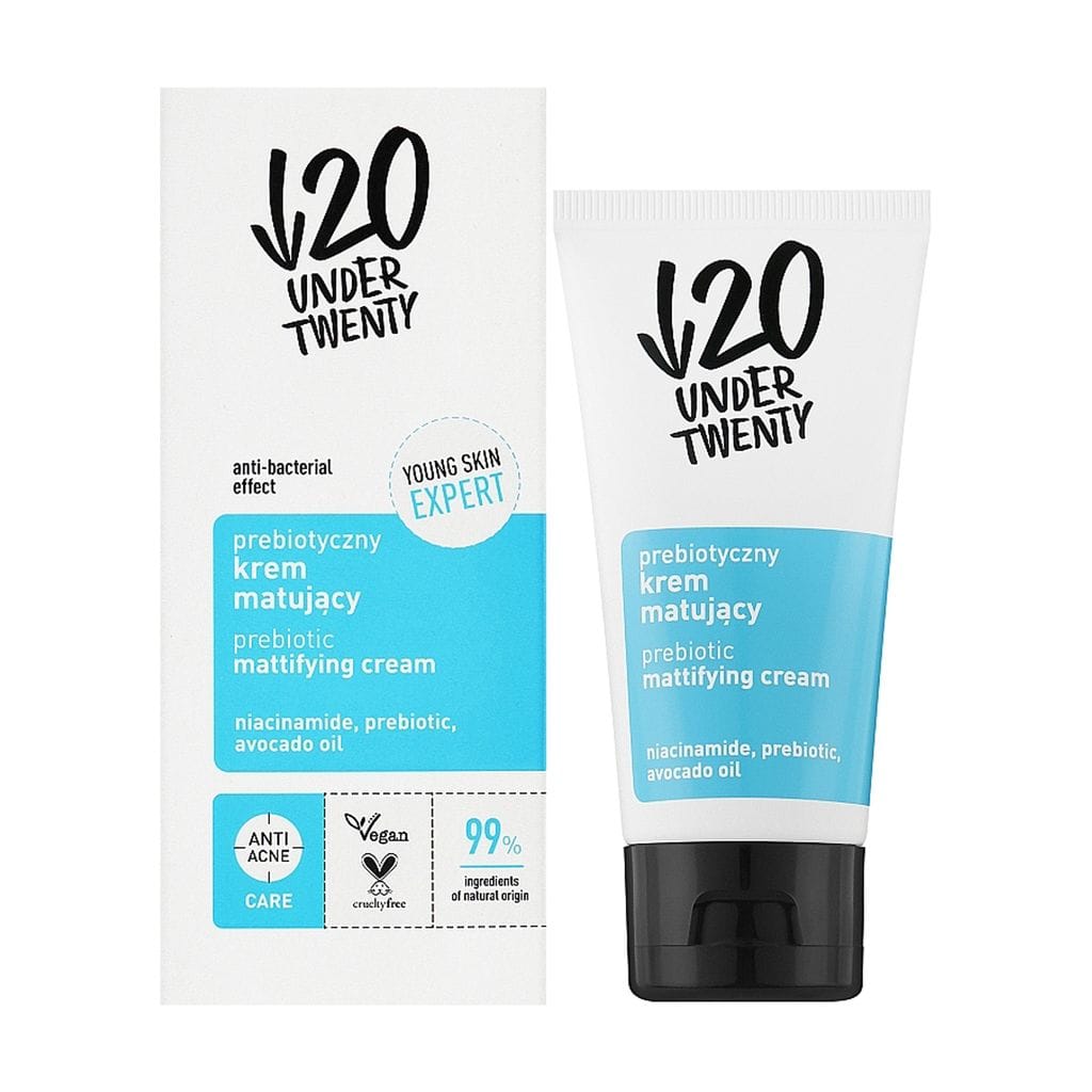 Матувальний пробіотичний крем для обличчя Under Twenty Prebiotic Mattifying Cream, 50 мл — фото 2