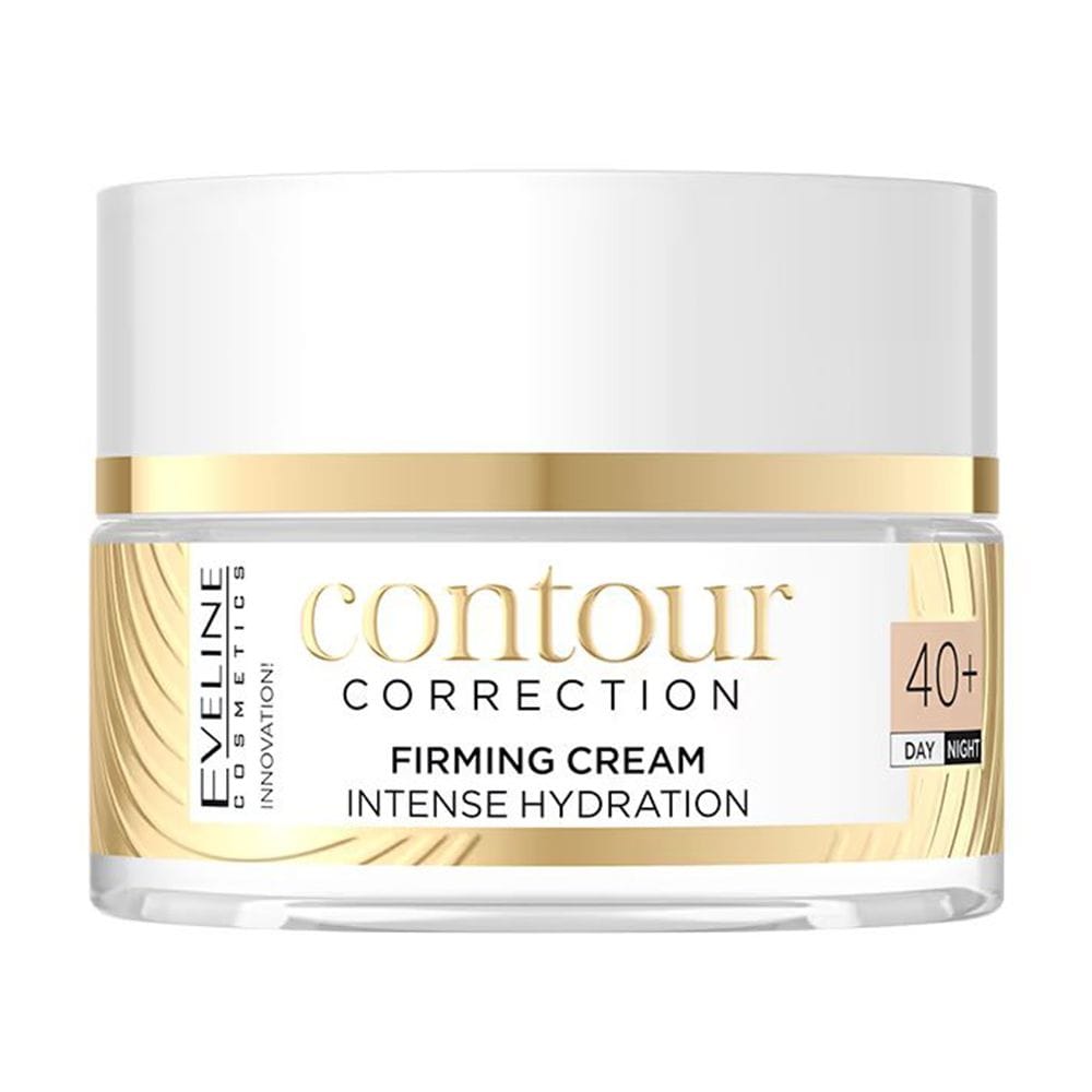Зміцнювальний інтенсивно-зволожувальний крем для обличчя Eveline Cosmetics Contour Correction Firming Cream Intense Hydration 40+, 50 мл — фото 1