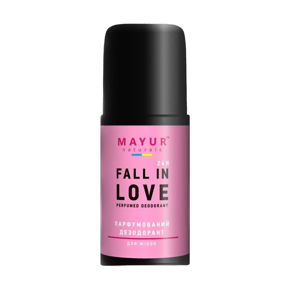 Набір для догляду за тілом Mayur Fall In Love (парфумований дезодорант, 50 мл + міст для тіла з шимером, 100 мл) — фото 2