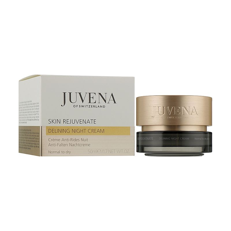 Розгладжувальний нічний крем для обличчя Juvena Skin Rejuvenate Delining Night Cream для нормальної та сухої шкіри, 50 мл — фото 2
