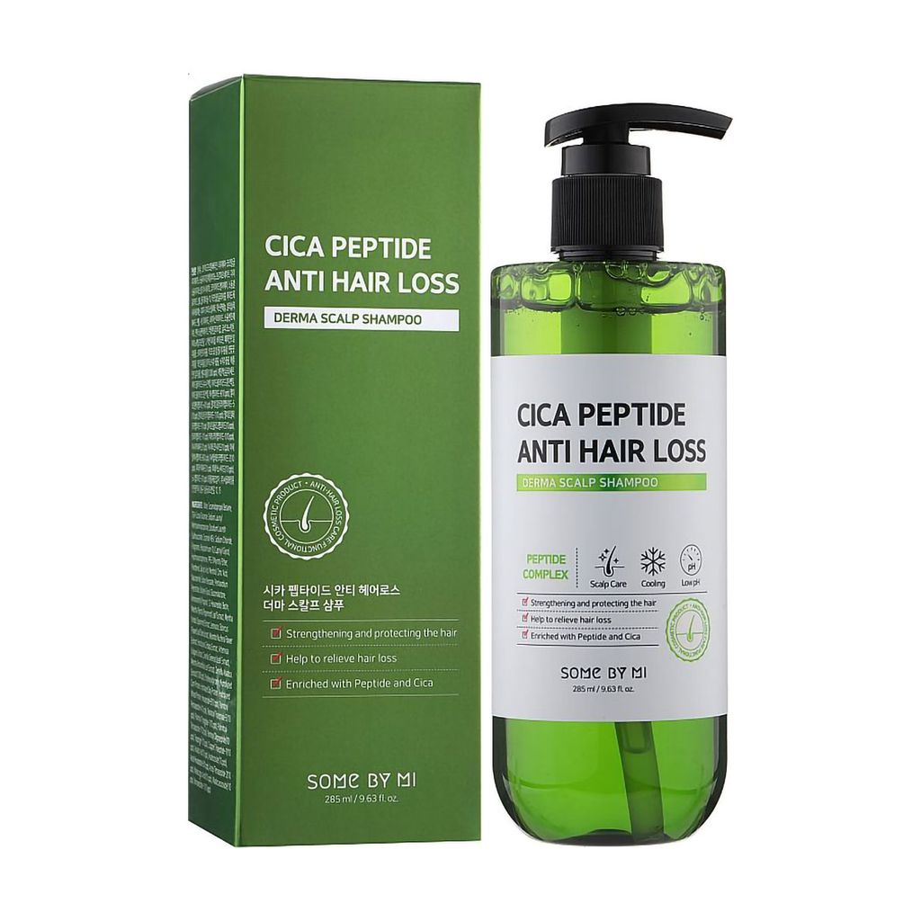 Шампунь Some By Mi Cica Peptide Anti Hair Loss Derma Scalp Shampoo проти випадіння волосся, 285 мл — фото 2