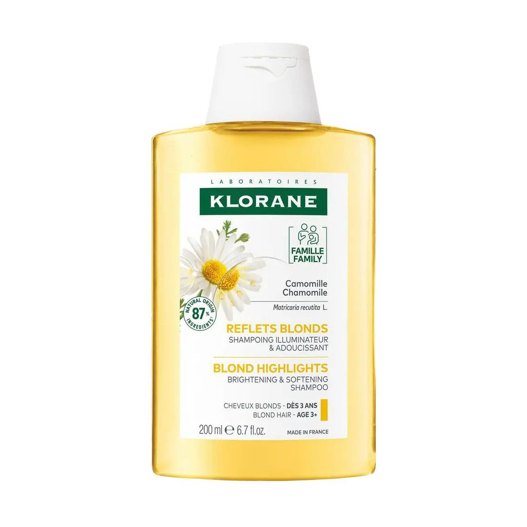 Шампунь Klorane Brightening Blonde Hair Shampoo для світлого волосся, з ромашкою, 200 мл — фото 1