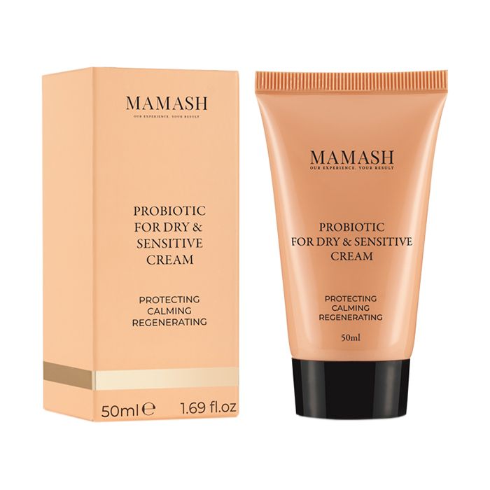 Відновлювальний крем-бальзам для обличчя Mamash Probiotic Face Cream для сухої шкіри, з двома видами пробіотичних комплексів, 50 мл — фото 2