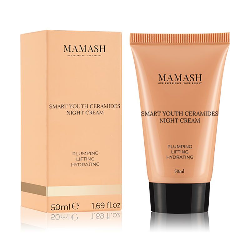 Нічний ліфтинг-крем для обличчя Mamash Smart Youth Ceramides Night Cream з керамідами, 50 мл — фото 2