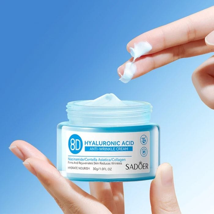 Крем для обличчя Sadoer 8D Hyaluronic Acid Anti-Wrinkle Cream з гіалуроновою кислотою, 30 г — фото 3