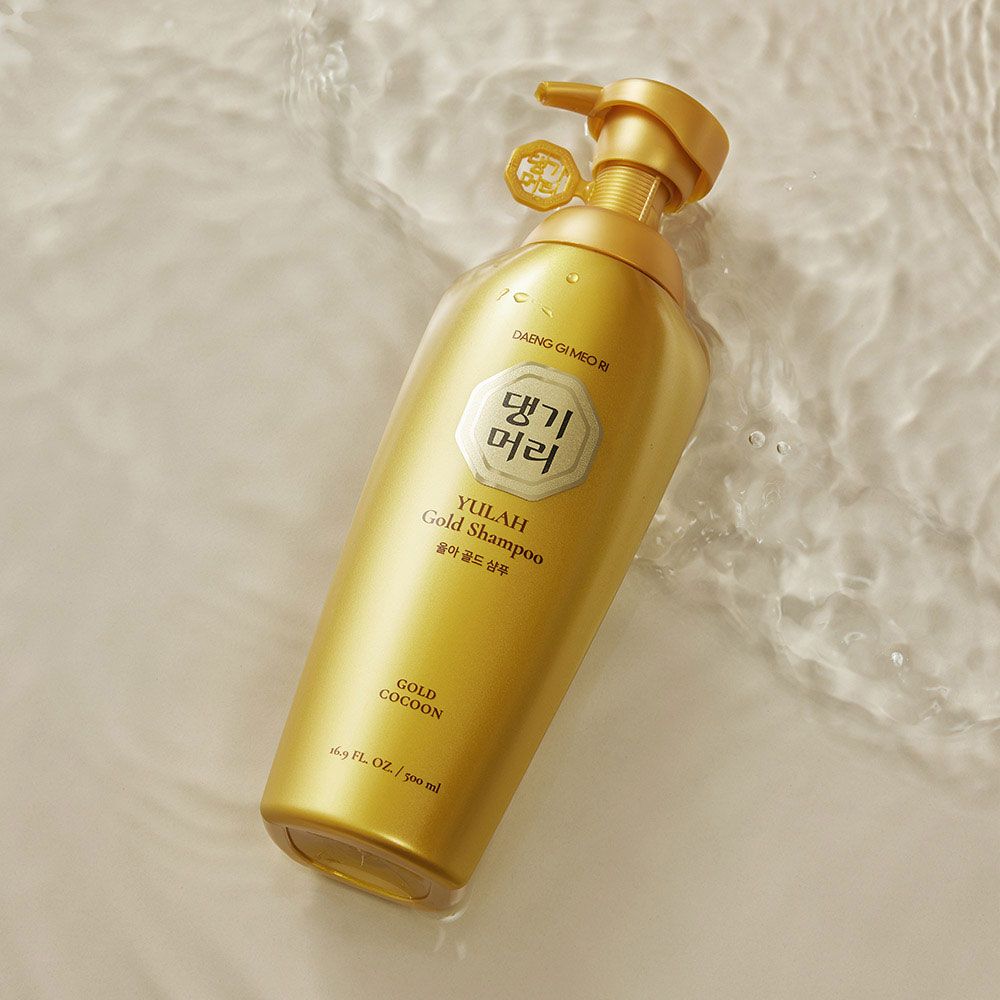 Зміцнювальний золотий шампунь для волосся Daeng Gi Meo Ri Yulah Gold Shampoo, 500 мл — фото 2