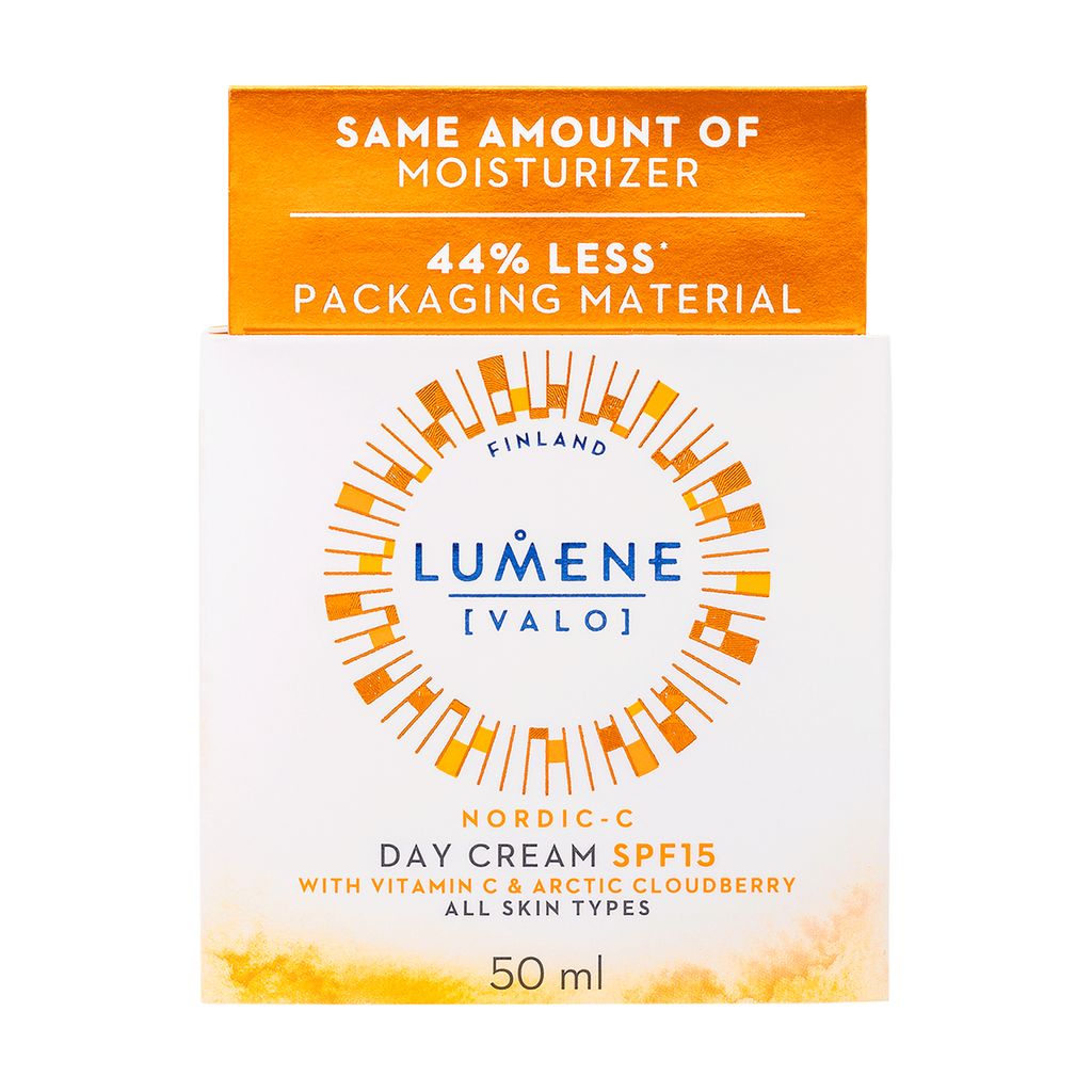 Денний крем для обличчя Lumene Nordic-C Valo для сяяння шкіри SPF 15, 50 мл — фото 2