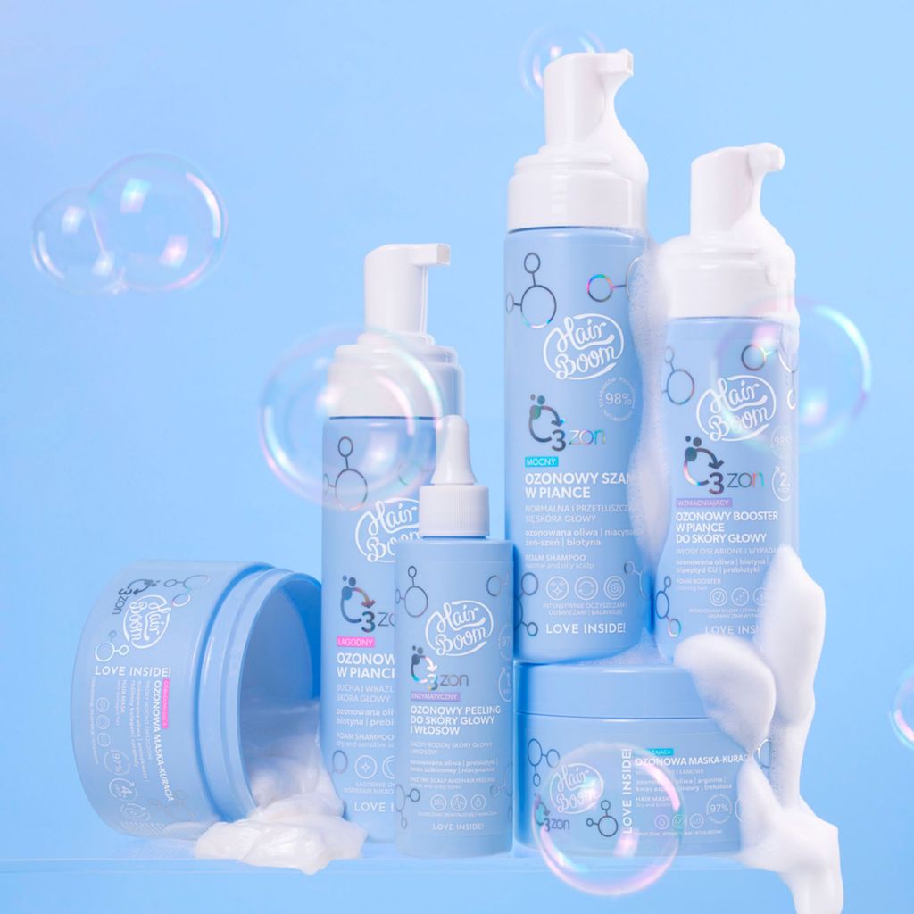 М'який озоновий шампунь-піна Body Boom Hair Boom O3zon Foam Shampoo, 200 мл — фото 5