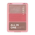 Палетка для контурирования лица LAMEL Make Up All in One Face Contour, 11 г