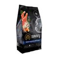Сухой корм для длинношерстных взрослых кошек Savory Adult Gourmand Fresh Salmon & White Fish с лососем и белой рыбой