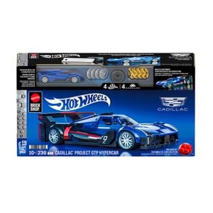 Коллекционная машинка-конструктор Hot Wheels Brick Shop Speed