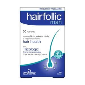 Витаминно-минеральный комплекс для мужчин Vitabiotics Hairfollic Man, 60 таблеток