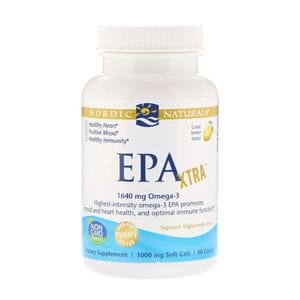 Рыбий жир Nordic Naturals EPA Xtra Omega-3 1640 мг, со вкусом лимона, 60 гелевых капсул