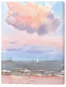 Картина на холсте Азовское море 70х50 см (1051953)