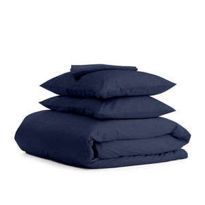 Євро комплект COSAS SATIN BLUE 200х220 см Синій (1057211)