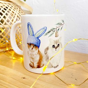 Кружка с принтом Котику-кролику, чудового Нового року! 330 мл (KR_23NY005) (1091753)