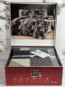 Комплект постільної білизни Romeo  84967 Туреччина Євро  Фланель (1142802)