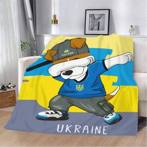 Плед патріотичний 3D "Пес Патрон Вірний оберіг України" 20222400_B 12145 135х160 см (1157085)