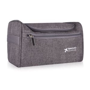 Косметичка-органайзер Travel Bag серая, 15*14*24 см (178-2)