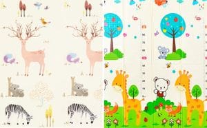Игровой термо коврик Animals 2-х сторонний 180х150х0.8 см в сумке. (103432) (1230153)