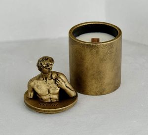 Аромасвічка DAVID AGARWOOD BRONZE 100% WOOD WAX 165g 35h Гранд Презент NAC 1110 (1248535)