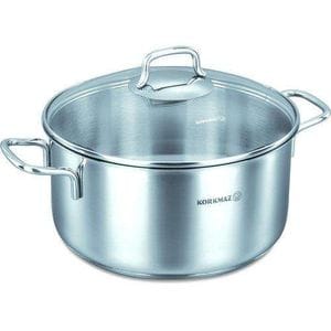 Кастрюля Korkmaz с крышкой PERLA 20*11 см 3,5 л (A1655) (1254425)