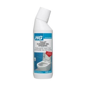 Гель для чистки унитазов и писсуаров HG Toilet Cleaner Gel Hygienic, 500 мл