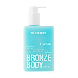 Успокаивающий, увлажняющий гель для тела Mr.Scrubber Bronze Body After Sun Body Gel после загара, с д-пaнтeнoлoм и маслом авокадо, 250 мл