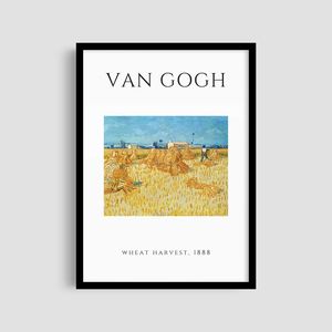 Постер Roomy "Wheat Harvest" Черная рамка с глянцевым стеклом A3 (42x29.7 cm) (1296257)