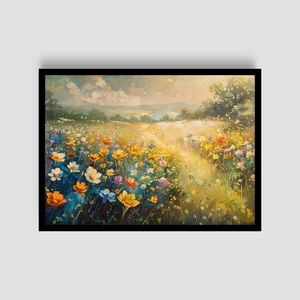 Постер Roomy "Summer Meadow" Белая рамка с антибликовым стеклом A3 (42x29.7 cm) (1298341)