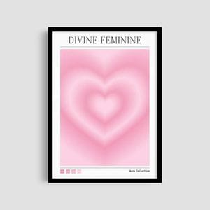 Постер Roomy "Divine Feminine 2" Белая рамка с глянцевым стеклом A1 (84.1x59.4 cm.) (1307853)