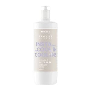 Нейтрализующий шампунь Indola Blonde Expert Insta Cool Shampoo для нейтрализации нежелательных медных и желтых оттенков волос, 1 л