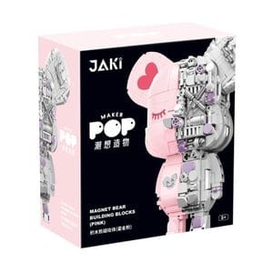 Детский конструктор JAKI Bearbrick Железная нежность, 546 деталей, от 14 лет (JK6250-2)