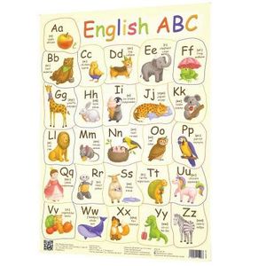 Плакат Английский алфавит 120499 (1340397)