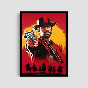 Постер Roomy "Red Dead Redemption Main" Белая рамка с антибликовым стеклом A4 (29.7x21 cm) (1351253)