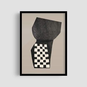Постер Roomy "Chess Tower" Белая рамка с антибликовым стеклом A3 (42x29.7 cm) (1353053)
