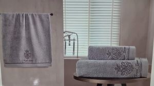 Набор полотенец Maison D'or Royal Crown grey 30x50; 50x100; 85x150 (1392653)