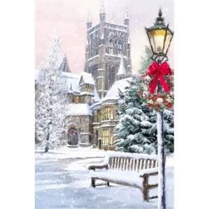 Алмазная мозаика Рождественский пейзаж 40х50 см ColorArt SP084 (1423733)