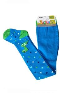 Колготки трикотаж хлопковые с принтом для мальчика Tuptusie nr 0115 068-74 см (3-9 months) Синий (1437530)