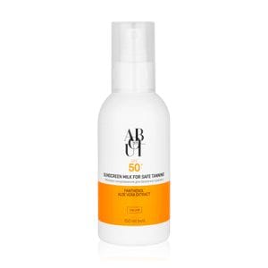 Солнцезащитное молочко для безопасного загара ABOUT sun Sunscreen Milk, SPF 50+, 150 мл