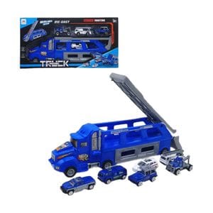 Детская игрушка YG Toys Автовоз с запуском, с металлическими машинками, в коробке, от 3 лет (LH516)