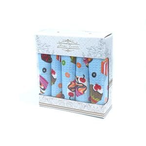 Набор полотенец для кухни Luxyart Сладости 35*70 см 5 шт (LQ-772) (1521022)