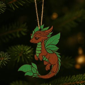 Декоративная игрушка-декор Luxyart Дракон 10*9 см (DN-896) (1521554)