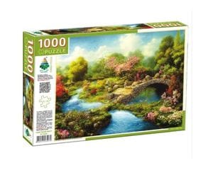 Пазлы Энергия+ Каменный мост в саду, 1000 элементов, 84979 (1521706)